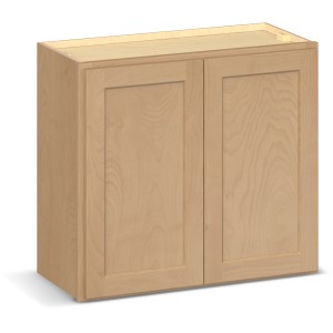 RELIABILT Parkstone II Wall Cabinet, Wheat Stained, 27" W, 2 Doors, Fully Assembled - 641540 | Lowe's Pro Supply